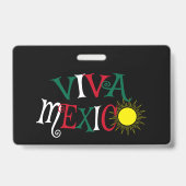 ビバ メキシコ バッジ (裏面)