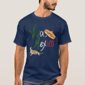 ビバ・メキシコ メキシコツホシトカゲ Tシャツ (正面)