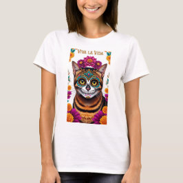 ビバ・ラ・ビダ トラ猫 Tシャツ