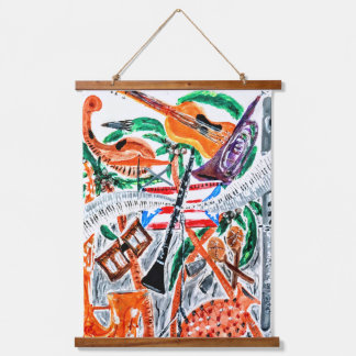 ビバ・ラ・ムジカ 吊り下げ型タペストリー