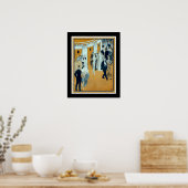 ビパリジェンヌ1923アールデコ ポスター (キッチン)