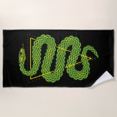 ビパースネーク2 ビーチタオル (正面)