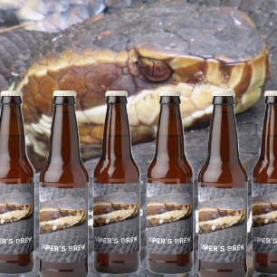 ビパーズブリューコットンムスネークビールラベル ビールラベル