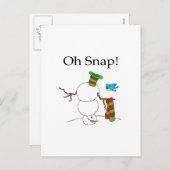 ビビった！（UDスノーマン） シーズンポストカード (正面/裏面)