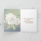 ビビアンのショップハッピーバースデーと素敵な花 カード (内部)