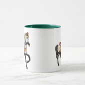 ビビアンのショップ – 回転木馬馬の茶または マグカップ (中央)