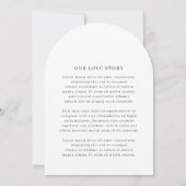 ビビアンシンプルエレガントな結婚式 招待状 (裏面)