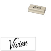 ビビアン名キュラシカル装飾スクリプトフォント ラバースタンプ (押印)