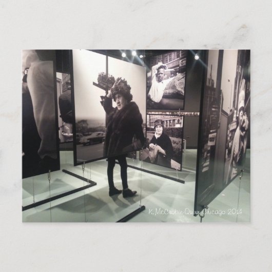 ビビアン・メイヤー展示写真K.マクロビークイン ポストカード (正面)