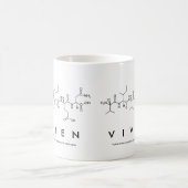 ビビエンペプチド名mug コーヒーマグカップ (中央)