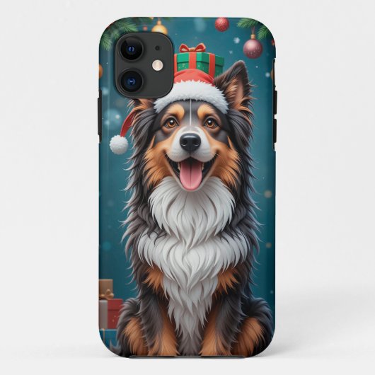 🐶 ビビッドなフレンドリーな犬の表情 喜び ✨ 遊び心あふれる Case-Mate iPhoneケース (裏面)