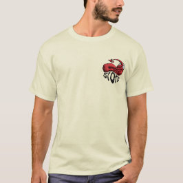 ビビッドプリントのスローデビル 自分の罪を認めろ Tシャツ
