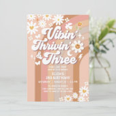 ビビントリビン'と3自然レトロ誕生日 招待状 (スタンド正面)