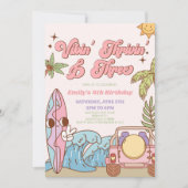 ビビントリビン&三レトロ3歳の誕生日パーティー 招待状 (正面)