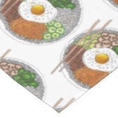ビビンバップ韓国料理料理料理米卵料理 テーブルクロス (アングル)
