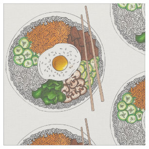 ビビンバップ韓国料理料理料理米卵料理 ファブリック