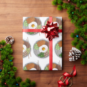 ビビンバップ韓国料理料理料理米卵料理 ラッピングペーパー