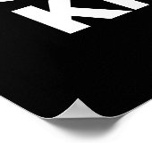 ビビンバップ&チマーク&ジンバップ&キムチ。韓国料理 ポスター (角)