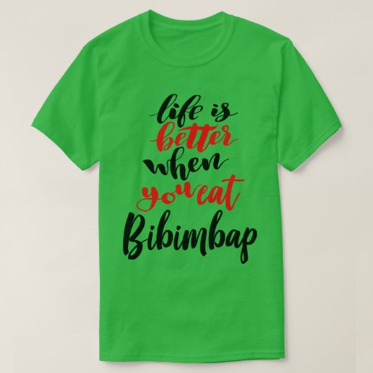 ビビンバ食べップ3 Tシャツ (デザイン正面)