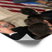 ビビ・ネタニヤフとイスラエルのドナルド・トランプ ポスター (角)