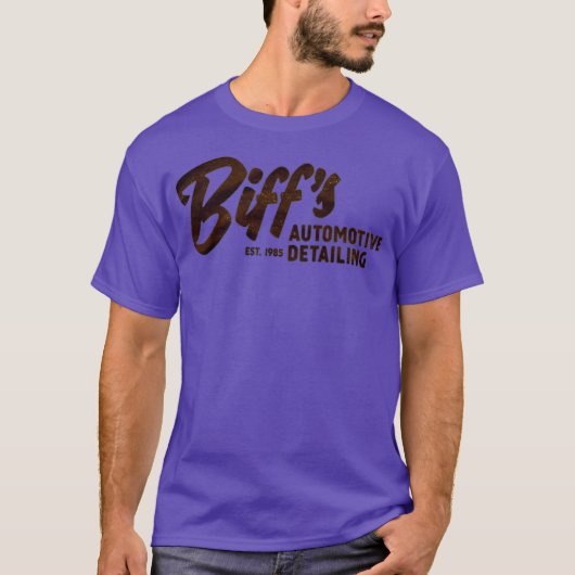 ビフの自動車磨き面白グッズ Tシャツ (正面)