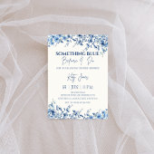  ビフォア・アイ・ドゥ ブライダルシャワー Something Blue  招待状