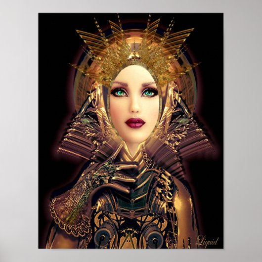 ビフサイボーグプリント ポスター (正面)