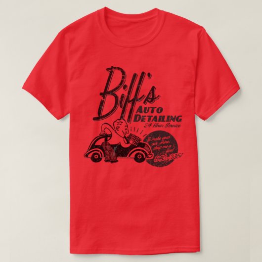 ビフスの自動詳細 Tシャツ (デザイン正面)