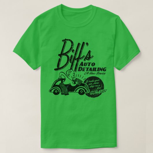 ビフスの自動詳細 Tシャツ (デザイン正面)