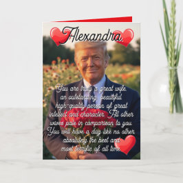ビフセスナドナルドトランプ引用文おもしろいヴァレンティネス シーズンカード