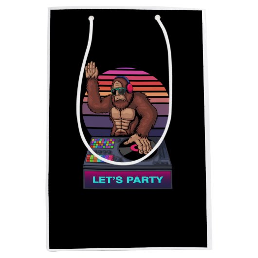 ビフット遊クールdj ミディアムペーパーバッグ (正面)