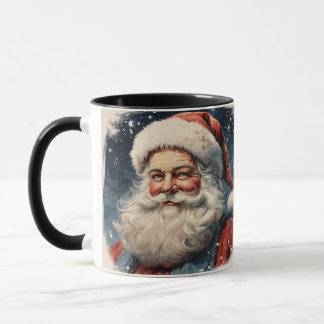 ビブお洒落ス、レトロクリスマス マグカップ