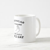 ビブはっきりしたスイタリアン:Vaffanculo Coffee Mug コーヒーマグカップ (正面右)