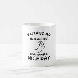 ビブはっきりしたスイタリアン:Vaffanculo Coffee Mug コーヒーマグカップ