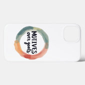 ビブやる気を起こさせるスのみ：感動的引用文 Case-Mate iPhoneケース (裏面 (横))