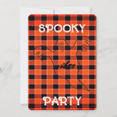 ビブカスタマイズス幽霊秋ハローウィンパーティ 招待状 (正面)