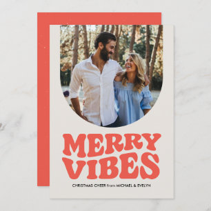 ビブメリースおもしろいレトロ写真クリスマス シーズンカード