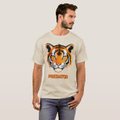 ビブラントタイガー フェイス Tシャツ (正面フル)
