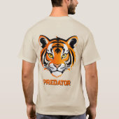 ビブラントタイガー フェイス Tシャツ (裏面)