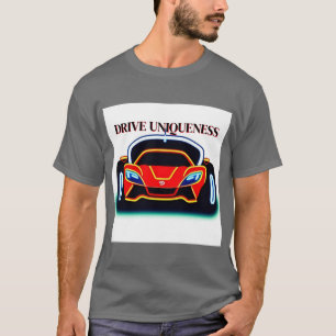 🏎️ ビブラントネオンスポーツカー スピード グローアート Tシャツ