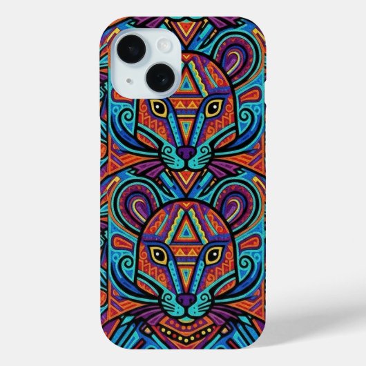 ビブラント・ウィチョル動物の精神Phoneケース Case-Mate iPhoneケース (裏面)