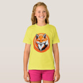 ビブラント・フォックスヘッド Tシャツ (正面フル)