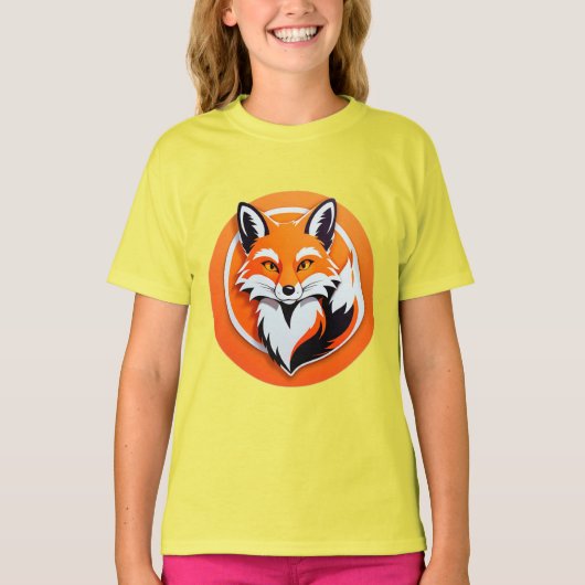 ビブラント・フォックスヘッド Tシャツ (正面)