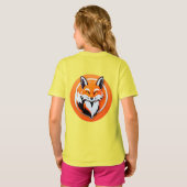 ビブラント・フォックスヘッド Tシャツ (裏面フル)
