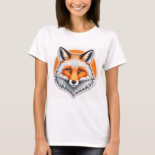 ビブラント・フォックスヘッド Tシャツ (正面)
