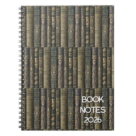 ビブリオフィルノート 2026 ノートブック (正面)