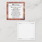 ビブルプリース賛美トリーズナンバーズレッド大理石スクエア コーリングカード (正面/裏面)