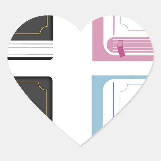 ビブル ハートシール (正面)