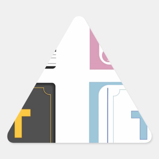 ビブル 三角形シール (正面)