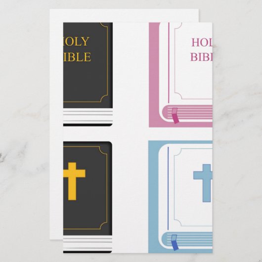 ビブル 便箋 (正面/裏面)